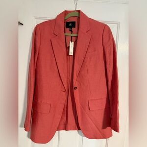 Banana Republic Coral Single-Button Linen-Blend Blazer (and pants available)